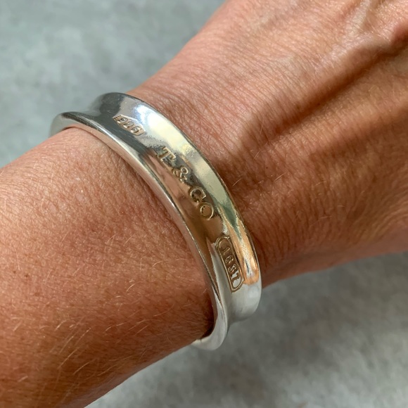 Tiffany & Co. Solid Sterling Silver 1837 Cuff
